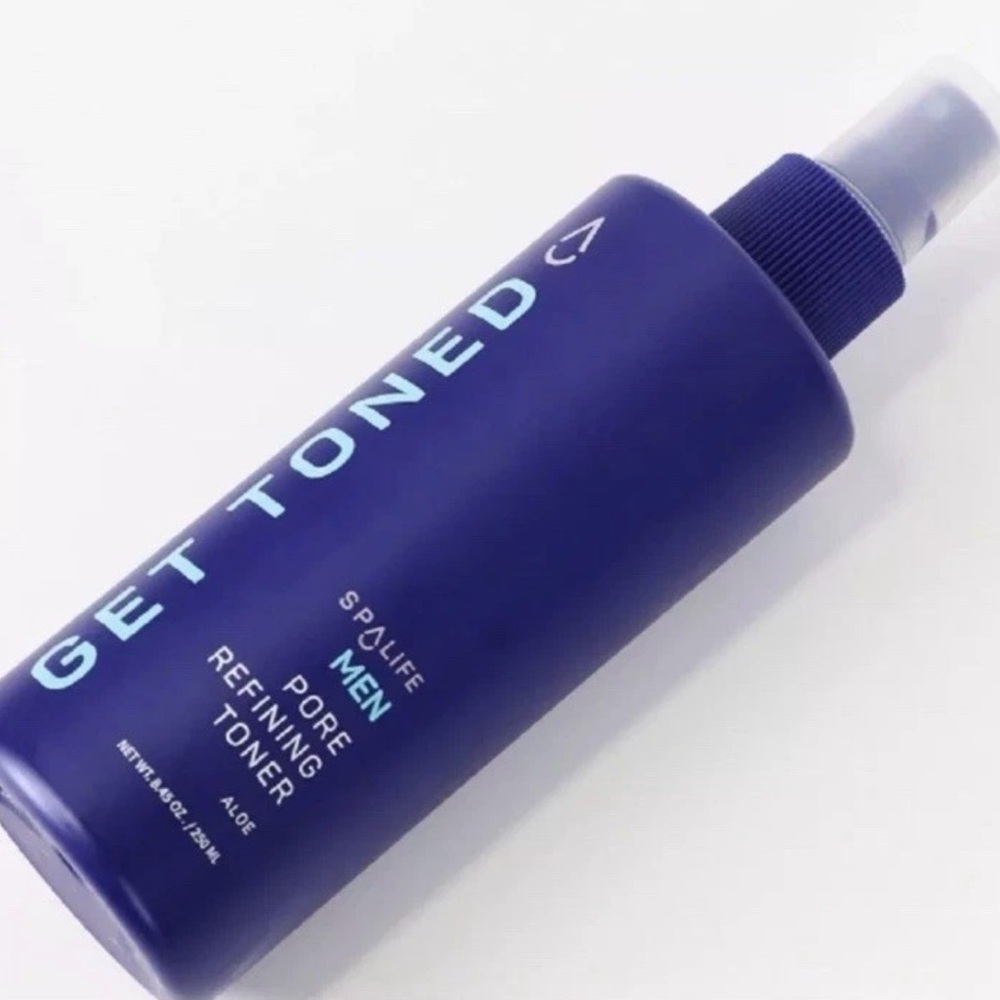 SPALIFE Men’s Get Toned Pore Refining Toner Aloe 8.45 oz • Face Toner • NEW